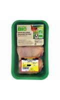 Hauts de cuisse poulet fermier Carrefour Bio