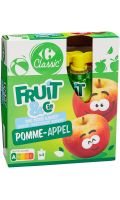 Gourde aux fruits Pomme Carrefour Classic'