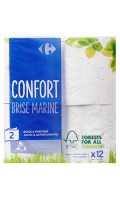 Papier toilette confort brise marine Carrefour