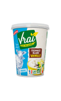 Fromage blanc vanille au lait de brebis Bio Vraí