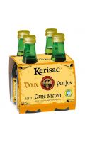 Cidre breton doux pur jus 6% bouteilles Kerisac