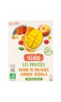 Compotes pomme mangue acérola Vitabio