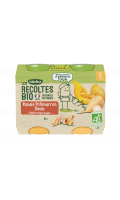 Plats de légumes Panais Potimarron Dinde petits morceaux Les Recoltes Bio Blédina