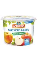 Dessert fruitier sans sucres ajoutés pomme nature Andros