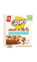 Barres céréales noix de Coco Envie de Nut's Grany