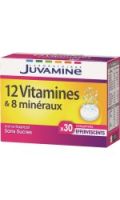Comprimés 12 vitamines 8 minéraux Juvamine