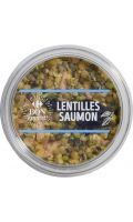 Salade lentilles saumon Carrefour Bon Appetit