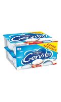 Spécialité laitière saveur vanille sur lit de fraises Gervita