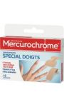 Pansements spécial doigts Mercurochrome