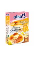 Préparation crème Catalane Alsa