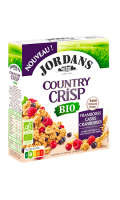 Céréales petit-déjeuner country crisp framboises cassis cranberries Bio Jordans