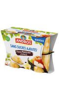 Compote pommes morceaux et vanille Andros