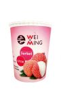 Pot de crème glacée sorbet litchi Wei Ming