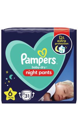 Baby-Dry Night Nappy 31 Couches Contenu