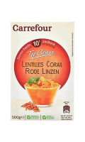 Lentilles corail Top Chrono 10min Carrefour