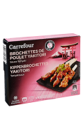 Brochettes de poulet Yakitori sauce Teriyaki Carrefour