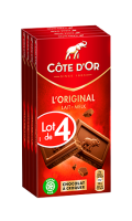 Tablette de chocolat au lait original Côte d\'Or