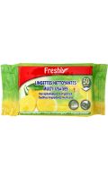 Lingettes nettoyantes multi-usages citron Freshly
