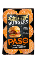 Mini cheese burgers Paso Traiteur