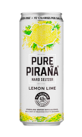 Bière aromatisé citron citron vert Hard Seltzer Pure Pirana