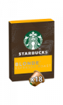 Café capsule compatible Nespresso blonde expresso roast Starbucks