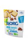 Biscuits Bio mini fourrés chocolat Bjorg