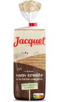 Pain de mie sans croûte à la farine complète sans sucre ajoutés Jacquet
