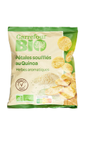 Pétales soufflés au Quinoa et herbes aromatiques Carrefour Bio