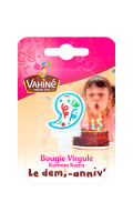 Bougie virgule Le Demi-Anniv\' Vahiné