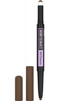 Express Brow Duo Eyebrow Filling Natural Looking 2-In-1 Pencil Pen + Filling Powder Brunet