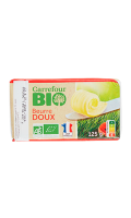 Beurre doux Carrefour Bio