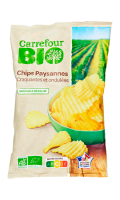 Chips bio paysannes Carrefour Bio