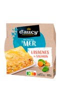 Plat cuisiné lasagnes au saumon D\'aucy