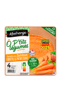 Ô P'tits légumes recette au jambon et légumes carottes & patate douce Madrange