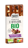 Chocolat au lait raisins et noisettes bio Les Recettes de l'Atelier Nestlé