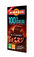 Tablette de chocolat noir Bio République Dominicaine Alter Eco