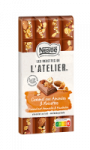 Tablette de chocolat au lait caramel amandes noisettes Nestlé Les Recettes de l'Atelier