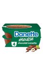 Mousse chocolat noisette Danette