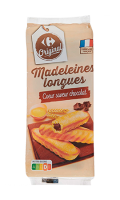 Madeleines longues cœur chocolat Carrefour Original