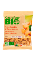 Noix de cajou bio grillées salées Carrefour Bio