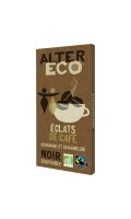 Chocolat noir éclats de café Alter Eco