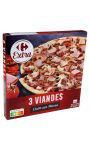 Pizza 3 viandes Carrefour Extra