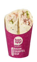 Wrap Bacon Tomate Carrefour