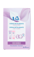 Crème décolorante visage & corps Carrefour Soft