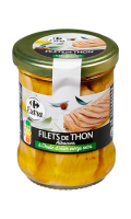 Filets de thon albacore à l\'huile d\'olive vierge extra Carrefour Extra
