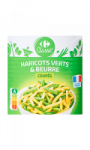 Haricots verts & beurre coupés Carrefour...
