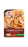Tagliatelles au poulet et sauce aux champignons Carrefour Extra