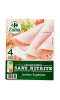 Jambon supérieur sans nitrite Carrefour Extra