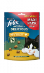 Friandises pour chat poulet et herbe à chat Naturally Delicious Felix
