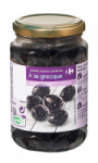 Olives noires entières à la grecque Carrefour